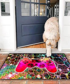 Modern Gamepad Controller Kids Area Rug for Bedroom and Living Room: Enhance Your Home Decor