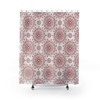 Modern Mandala Shower Curtain for a Contemporary Bathroom, 71 x 71 inch College Dorm Decor