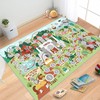 Modern Teens Gamer Theme Floor Mat: Video Game Area Rugs with Gamepad Controller Print