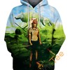 Mononoke Nature Inspired All Over Print 3D Hoodie