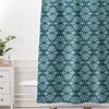 Moroccan Teal Bath Decor Boho Style Shower Curtain, Adds a Touch of Arabia to Your Bathroom Decor, Bath Curtain