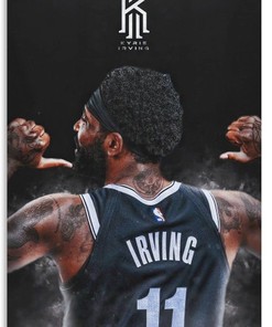 Motivational Kyrie Irving Basketball Posters for Walls - Canvas Wall Art for Bedroom from a Famous Basketball Player