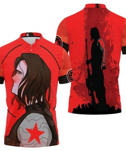 Mourn the Sadness of the Winter Soldier in 3D All Over Print Polo Shirt