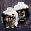 Movie Heroes USA All Over Print 3D Hoodie