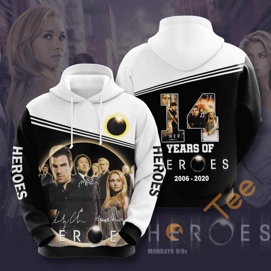 Movie Heroes USA All Over Print 3D Hoodie