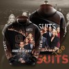 Movie Suits USA Sport All Over Print 3D Hoodie