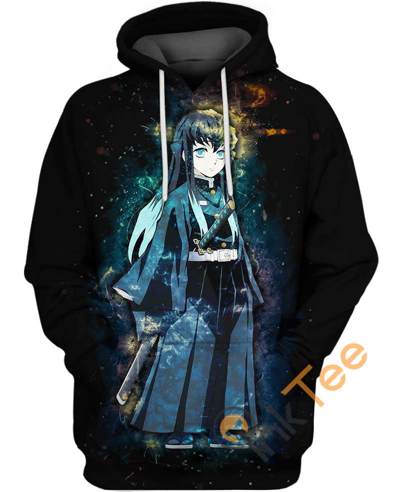 Muichiro Tokito Demon Slayer Custom All Over Print Hoodie 3D