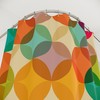 Multicolored Mid Century Modern Shower Curtain: Retro and Abstract