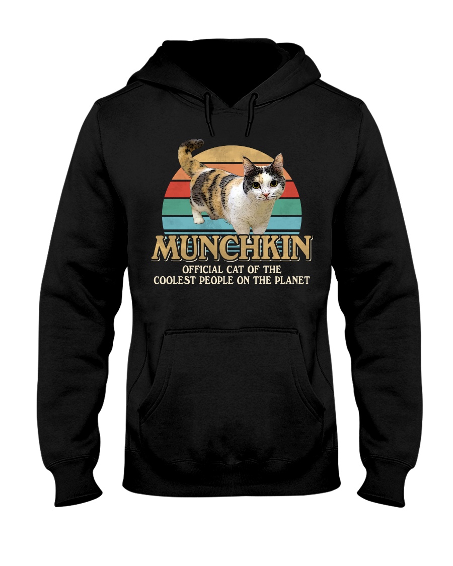 Munchkin Cute T-Shirt, Hoodie & Crewneck Sweatshirt - Official Cat Of Cool People Plus Cat Shirt For Cats - Image 2