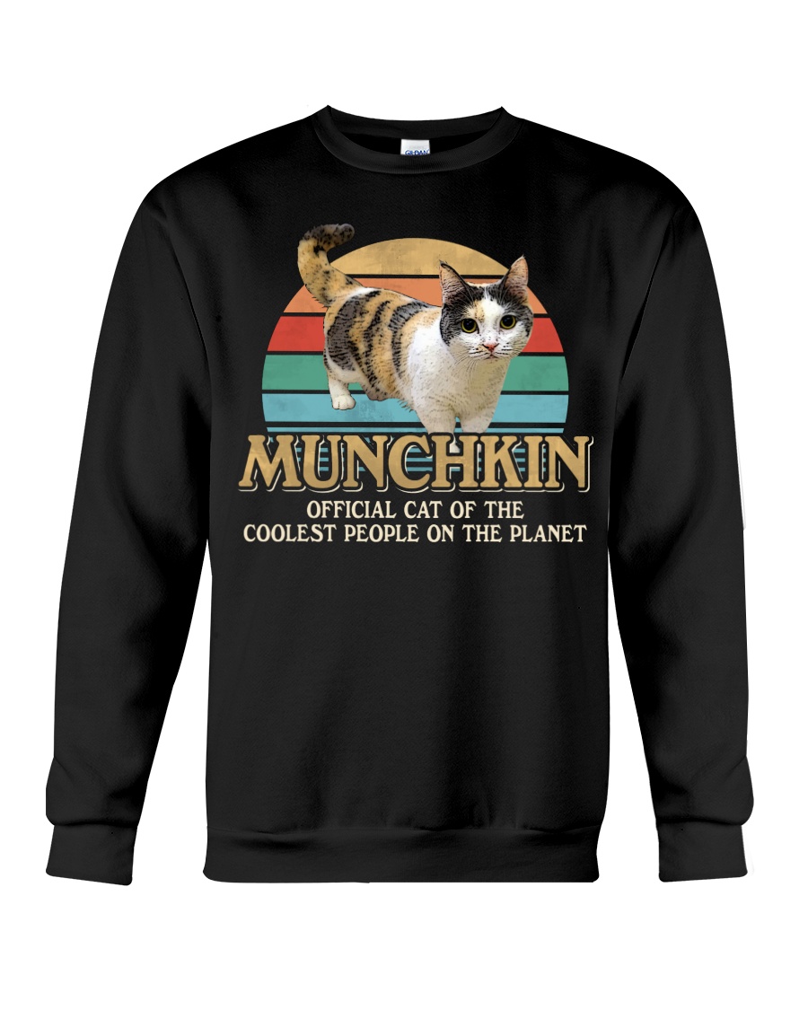 Munchkin Cute T-Shirt, Hoodie & Crewneck Sweatshirt - Official Cat Of Cool People Plus Cat Shirt For Cats - Image 4