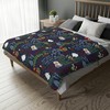 Muppets Cratchit Christmas Carol Disneyland Inspired Velveteen Minky Disney Blanket