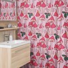 Mushroom Shower Curtain, Groovy 60's 70's Hippie Bathroom Accessory, Nature Inspired Retro Curtain
