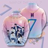 Music Kpop Bts Usa Custom Sport All Over Print Hoodie 3D