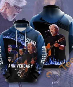 Music Rock & Roll Bob Seger USA Custom All Over Print 3D Hoodie