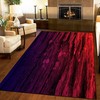 Mysterious Personality Red Striped Area Rugs - Indoor Non-Slip Kids Rugs for Personalized Study Dining Room Décor
