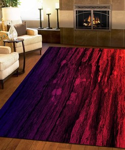 Mysterious Personality Red Striped Area Rugs - Indoor Non-Slip Kids Rugs for Personalized Study Dining Room Décor