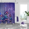Mystic Mushrooms Disney Shower Curtain Set with Optional Towels and Mat for a Psychedelic Bathroom Decor