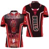 NBA Chicago Bulls Michael Jordan All Over Print Polo Shirt with Breathable Fabric