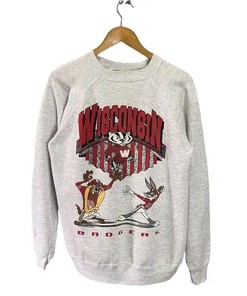 NCAA Wisconsin Badgers Vintage Tazmania Shirt and Sweatshirt Bundle, Perfect for Fans