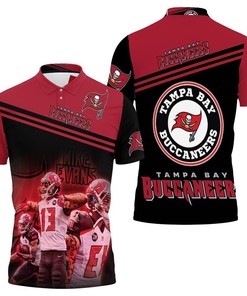 NFC South Division Champions 3D Printed Polo Shirt Jersey - NFL Football Tampa Bay Buccaneers Super Bowl 2021