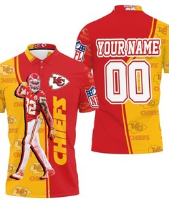 NFL 2020 Kansas City Chiefs Tyrann Mathieu 32 Great Player - Personalized Polo Shirt with All Over Print