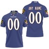NFL Baltimore Ravens Logo Game Purple 2019 - 3D Designed Allover Custom Polo Shirt for Fans