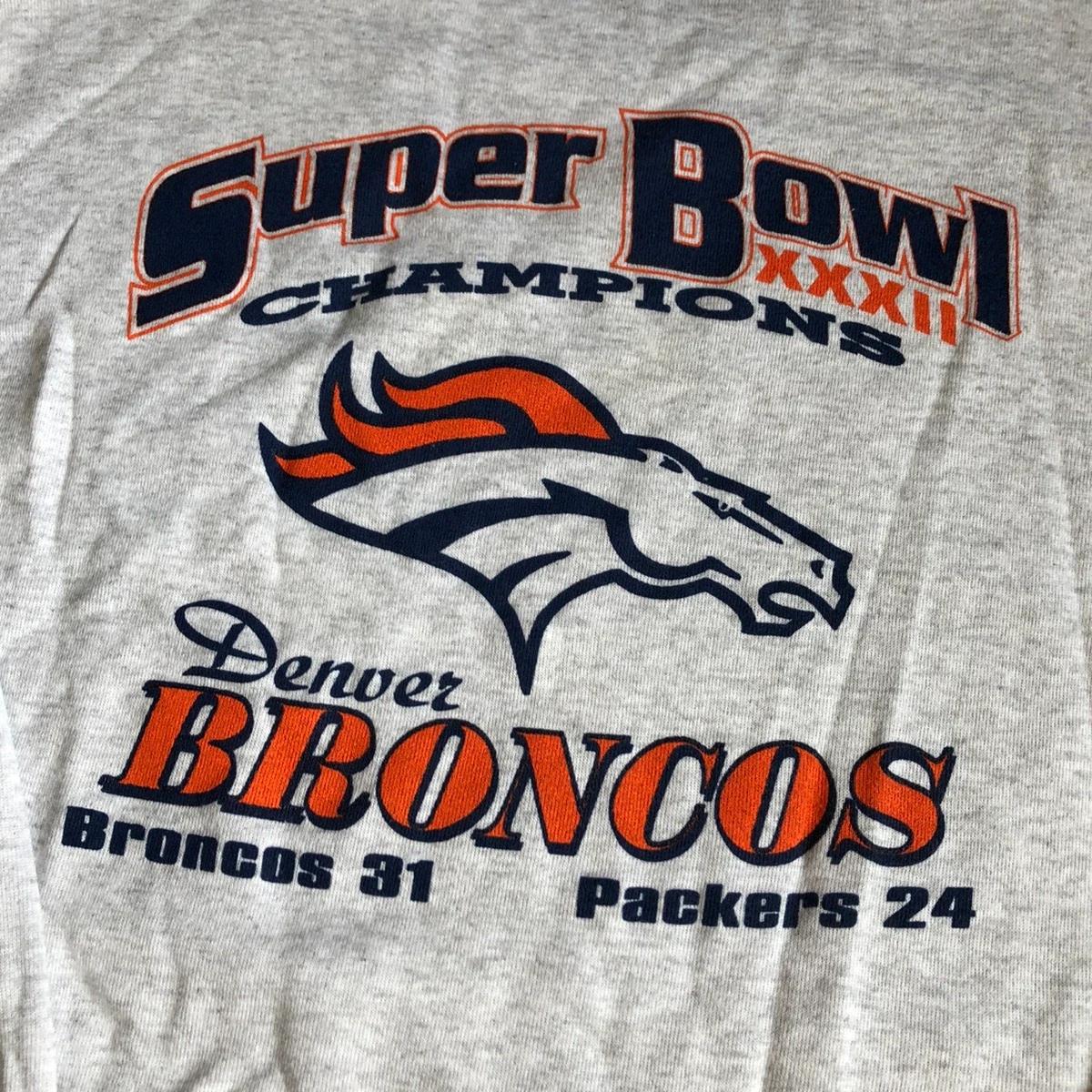 NFL Broncos Packers Super Bowl 32 Champions Sweatshirt T-shirt Ideal Gift for NFL Fans - Image 2