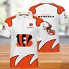 NFL Cincinnati Tigers 3D Printed Athleisure Casual Summer Polo Shirt