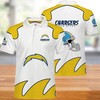 NFL Los Angeles Lightning Athleisure 3D Printed Casual Summer Polo Shirt