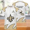 NFL New Orleans Saints Athleisure 3D Printed Casual Summer Polo Shirt