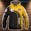 NFL Pittsburgh Steelers Classic Logo Hoodie 3D for Fans