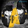 NFL Pittsburgh Steelers Punisher Skull All Over Print 3D Hoodie