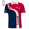NFL Polo Shirt for New England Patriots Fans