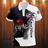 NHL Columbus Blue Jackets Ultra Death - Breathable Fabric Polo Shirt for Athleisure