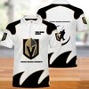 NHL Vegas Golden Cavaliers 3D Printed Breathable Fabric Athleisure Summer Top Polo Shirt
