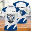NRL Canterbury-Bankstown Bulldog 3D Printed Casual Summer Polo Shirt - Athleisure Breathable Fabric