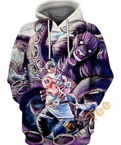 Naruto Killer Bee 8-tailed Beast All Over Print 3D Hoodie
