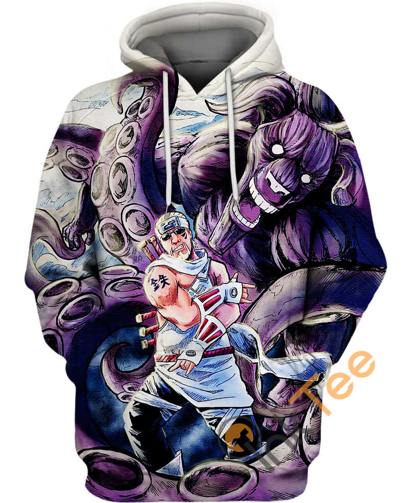 Naruto Killer Bee 8-tailed Beast All Over Print 3D Hoodie