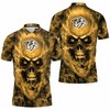 Nashville Predators Nhl Fans Skull 3D All Over Print Polo Shirt: Show Your Loyalty to the Team
