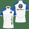Navy Blue Never Gets Old: 3D Printed Alfa Romeo NCT-LT Polo Shirt Ver 1 with Personalized Polo Shirt