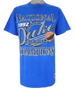 Ncaa Duke Blue Devils National Champions T-Shirt 1992 Vintage Tshirt Unisex Sport Sweatshirt Hoodie Gift