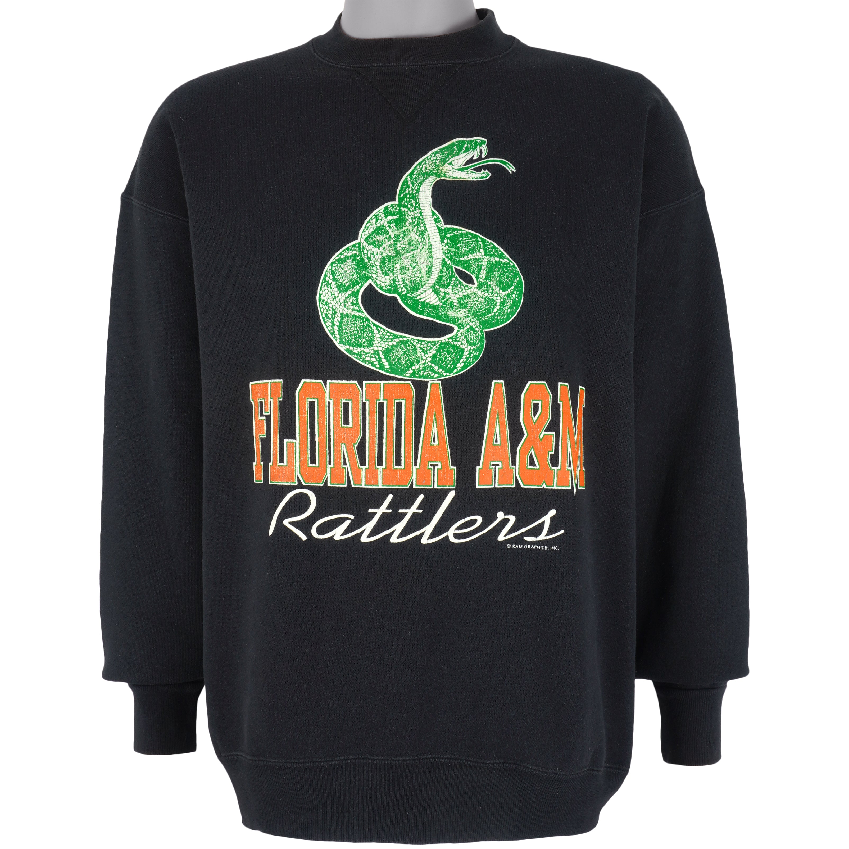 Ncaa Florida A&M Rattlers Crew Neck Sweatshirt 1990S Vintage Unisex Sweatshirt American Football Shirt, Gift For Dad