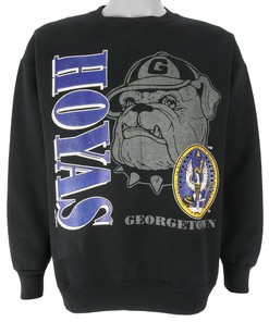 Ncaa Georgetown Hoyas Crew Neck Sweatshirt 1990S Vintage Unisex Sweatshirt American Football Shirt, Gift For Dad