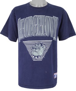 Ncaa Georgetown Hoyas Spell-Out T-Shirt 1990S Vintage Tshirt Unisex Sport Sweatshirt Hoodie Gift