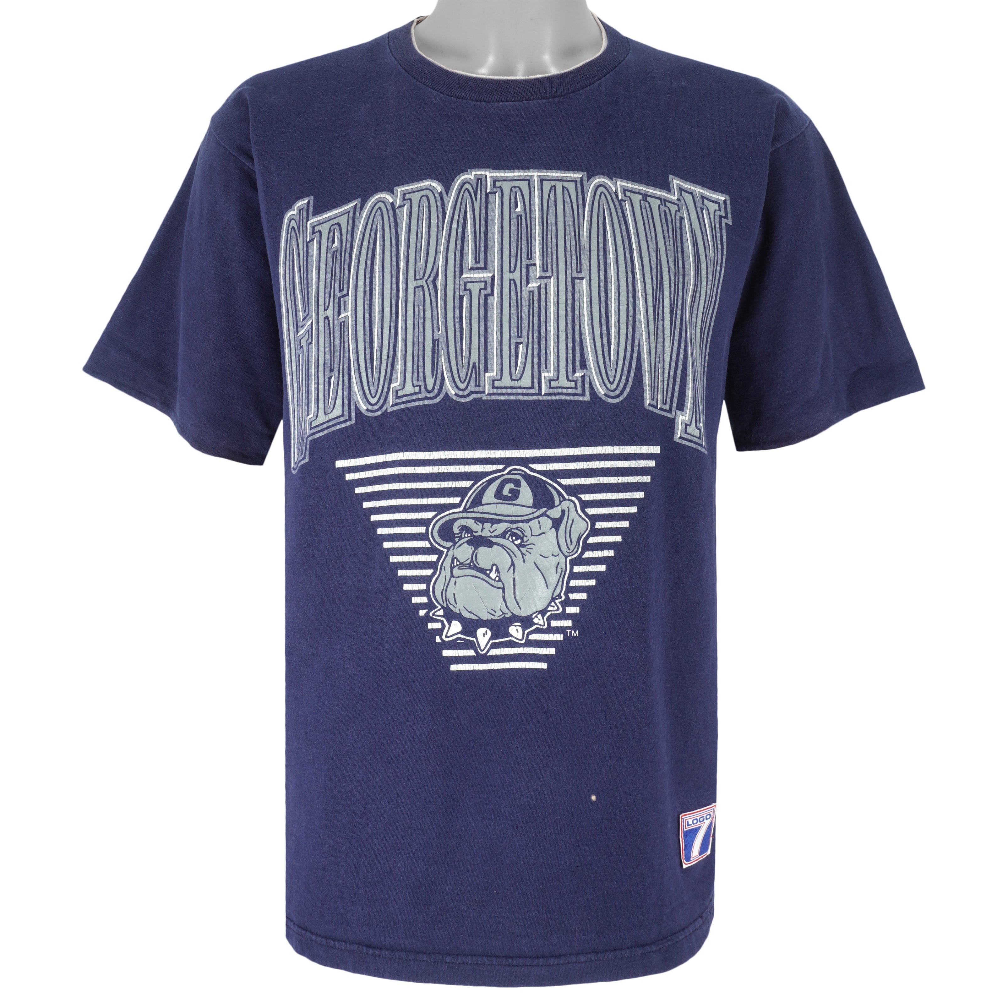 Ncaa Georgetown Hoyas Spell-Out T-Shirt 1990S Vintage Tshirt Unisex Sport Sweatshirt Hoodie Gift