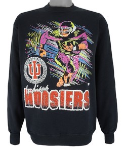 Ncaa Indiana Hoosiers Crew Neck Sweatshirt 1990S Vintage Unisex Sweatshirt American Football Shirt, Gift For Dad