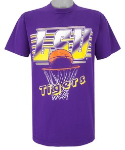 Ncaa Lsu Tigers Basketball T-Shirt 1990S Vintage Tshirt Unisex Sport Sweatshirt Hoodie Gift