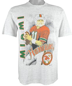 Ncaa Miami Hurricanes Deadstock T-Shirt 1991 Vintage Tshirt Unisex Sport Sweatshirt Hoodie Gift