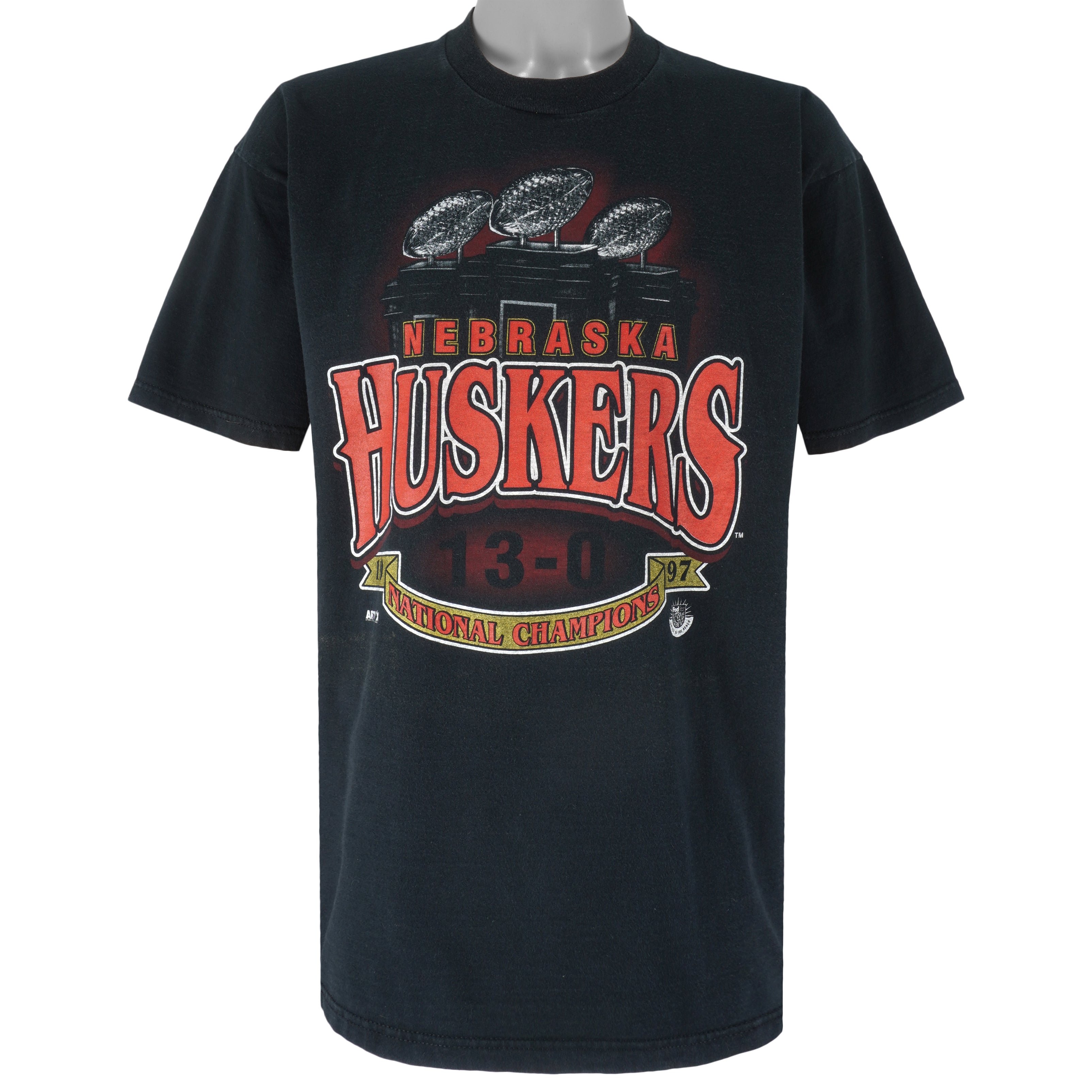 Ncaa Nebraska Huskers National Champions T-Shirt 1997 Vintage Tshirt Unisex Sport Sweatshirt Hoodie Gift