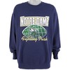 Ncaa Notre Dame Fighting Irish Crew Neck Sweatshirt 1990S Vintage American Football Shirt, Gift For Dad